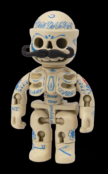 SomeStrangeThings; Anatoy; skeleton; skull; FivePointsFest; Martian Toys; #DesignerToyWorldCup; Art Toy; Designer Toy