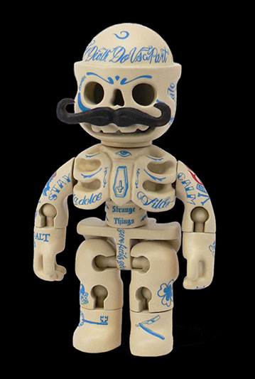 SomeStrangeThings; Anatoy; skeleton; skull; FivePointsFest; Martian Toys; #DesignerToyWorldCup; Art Toy; Designer Toy