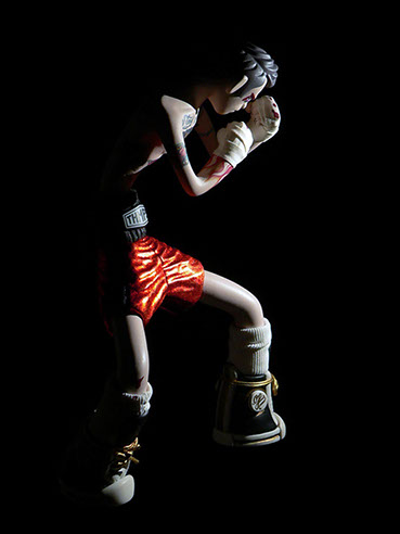 All Pain & No Gain; SomeStrangeThings; Designer Toys; Toy Art; Barcelona; Strange Stuff; Some Strange Things; sculpt; Marcos Lorenzo; Boxer