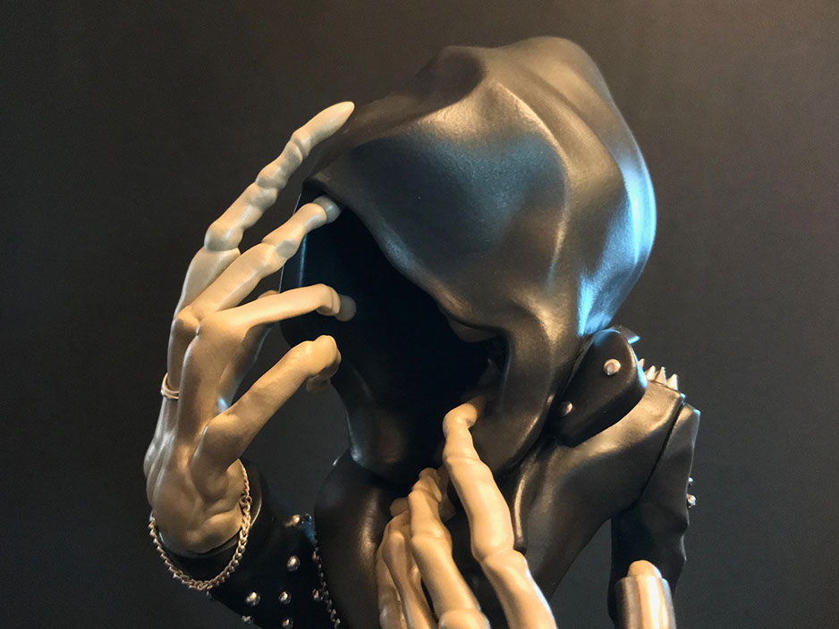 ThreeTimesNever; SomeStrangeThings; Designer Toys; Toy Art; Barcelona; Strange Stuff; Some Strange Things; Three Times Never sculpt; red hair