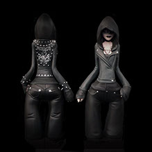 Obskure; SomeStrangeThings; Designer Toys; Toy Art; Barcelona; Strange Stuff; Some Strange Things; sculpt; Marcos Lorenzo; Goth; Punk; Barcelona