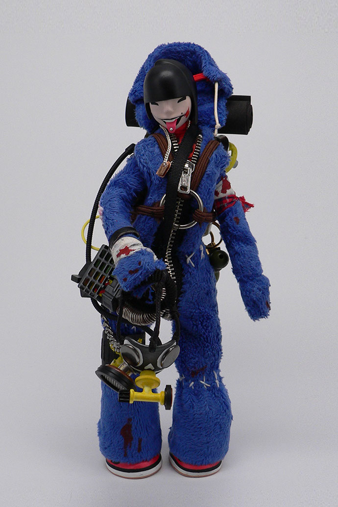 Groover; zombie; postapocalyptic; moppets; SomeStrangeThings; Designer Toys; Toy Art; Barcelona; Some Strange Things; sculpt; Marcos Lorenzo