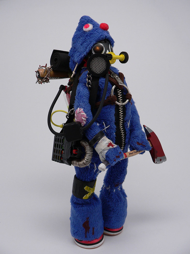 Groover; zombie; postapocalyptic; moppets; SomeStrangeThings; Designer Toys; Toy Art; Barcelona; Some Strange Things; sculpt; Marcos Lorenzo