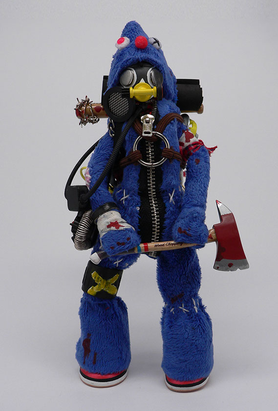 Groover; zombie; postapocalyptic; moppets; SomeStrangeThings; Designer Toys; Toy Art; Barcelona; Some Strange Things; sculpt; Marcos Lorenzo