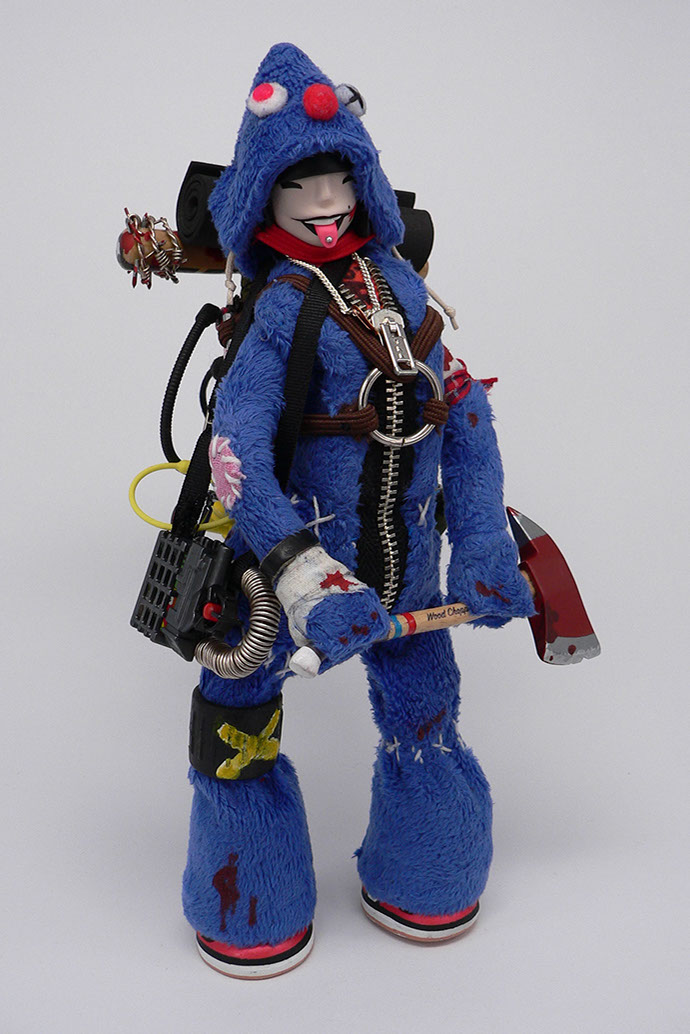 Groover; zombie; postapocalyptic; moppets; SomeStrangeThings; Designer Toys; Toy Art; Barcelona; Some Strange Things; sculpt; Marcos Lorenzo