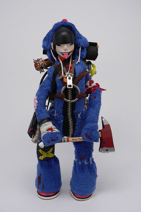 Groover; zombie; postapocalyptic; moppets; SomeStrangeThings; Designer Toys; Toy Art; Barcelona; Some Strange Things; sculpt; Marcos Lorenzo