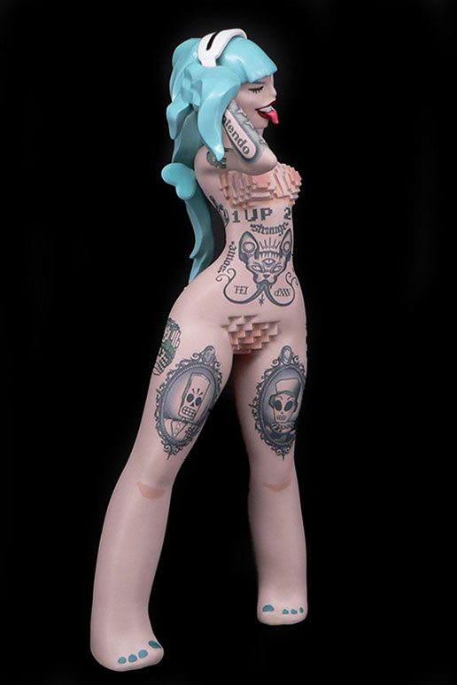 Pixieled; SomeStrangeThings; Designer Toys; Toy Art; Barcelona; Some Strange Things; sculpt; Marcos Lorenzo; Barcelona; pixel; Pixie; pixelated