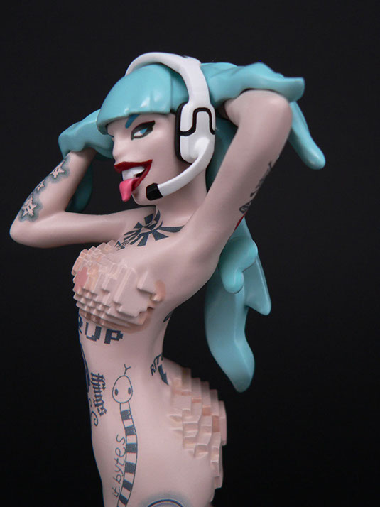 Pixieled; SomeStrangeThings; Designer Toys; Toy Art; Barcelona; Some Strange Things; sculpt; Marcos Lorenzo; Barcelona; pixel; Pixie; pixelated