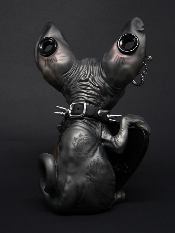 Sphynx; Maneki Neko;SomeStrangeThings; Designer Toys; Toy Art; Barcelona; Strange Stuff; Some Strange Things; sculpt; Marcos Lorenzo; Goth; Punk