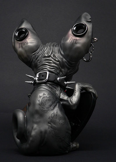 Sphynx; Maneki Neko;SomeStrangeThings; Designer Toys; Toy Art; Barcelona; Strange Stuff; Some Strange Things; sculpt; Marcos Lorenzo; Goth; Punk
