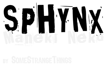 Sphynx; Maneki Neko;SomeStrangeThings; Designer Toys; Toy Art; Barcelona; Strange Stuff; Some Strange Things; sculpt; Marcos Lorenzo; Goth; Punk