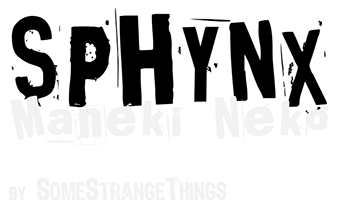 Sphynx; Maneki Neko;SomeStrangeThings; Designer Toys; Toy Art; Barcelona; Strange Stuff; Some Strange Things; sculpt; Marcos Lorenzo; Goth; Punk