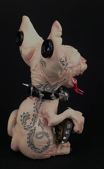 Sphynx; Maneki Neko;SomeStrangeThings; Designer Toys; Toy Art; Barcelona; Strange Stuff; Some Strange Things; sculpt; Marcos Lorenzo; Goth; Punk