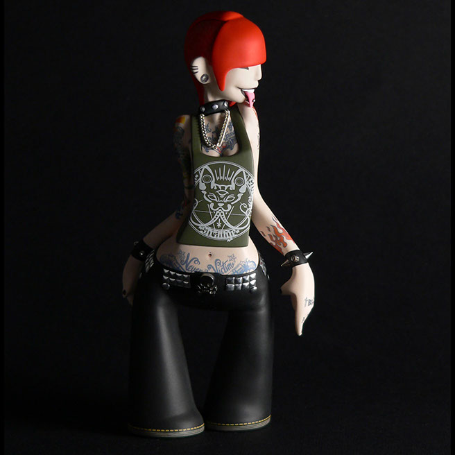 ThreeTimesNever; SomeStrangeThings; Designer Toys; Toy Art; Barcelona; Strange Stuff; Some Strange Things; Three Times Never sculpt; red hair