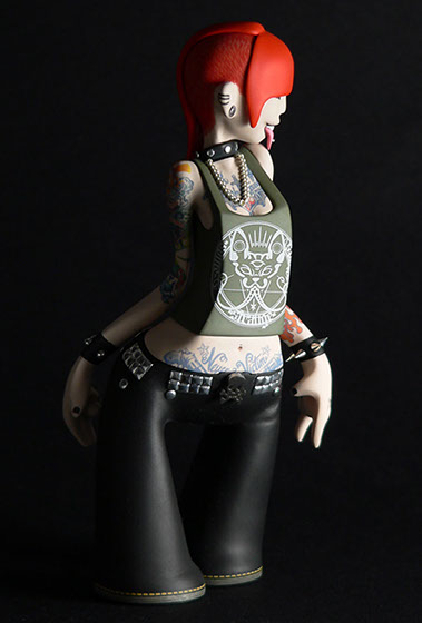 ThreeTimesNever; SomeStrangeThings; Designer Toys; Toy Art; Barcelona; Strange Stuff; Some Strange Things; Three Times Never sculpt; red hair