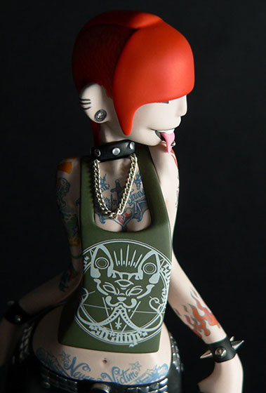ThreeTimesNever; SomeStrangeThings; Designer Toys; Toy Art; Barcelona; Strange Stuff; Some Strange Things; Three Times Never sculpt; red hair