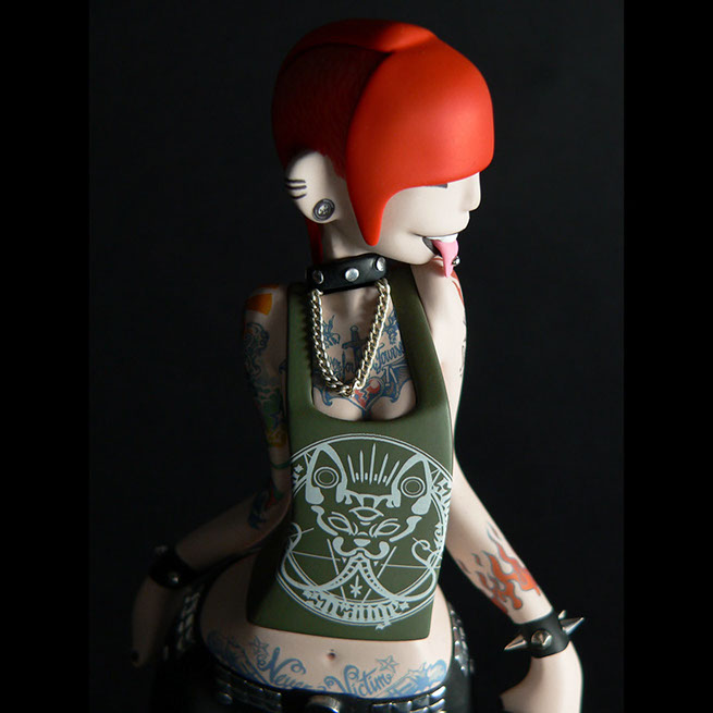 ThreeTimesNever; SomeStrangeThings; Designer Toys; Toy Art; Barcelona; Strange Stuff; Some Strange Things; Three Times Never sculpt; red hair