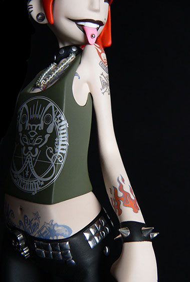 ThreeTimesNever; SomeStrangeThings; Designer Toys; Toy Art; Barcelona; Strange Stuff; Some Strange Things; Three Times Never sculpt; red hair