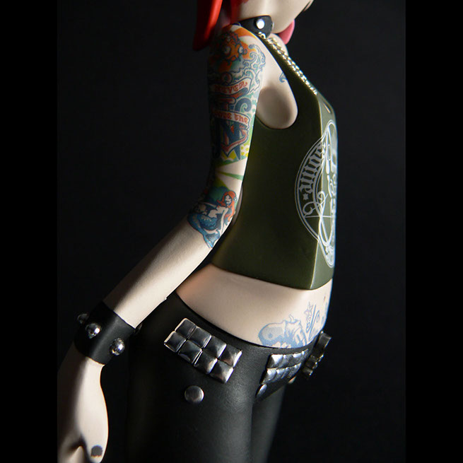 ThreeTimesNever; SomeStrangeThings; Designer Toys; Toy Art; Barcelona; Strange Stuff; Some Strange Things; Three Times Never sculpt; red hair