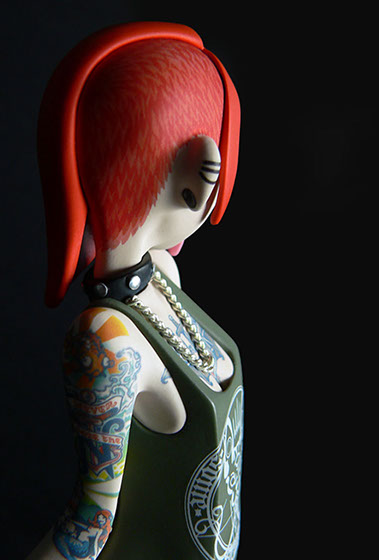ThreeTimesNever; SomeStrangeThings; Designer Toys; Toy Art; Barcelona; Strange Stuff; Some Strange Things; Three Times Never sculpt; red hair