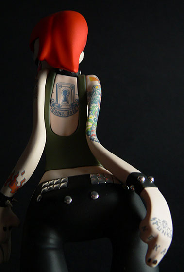 ThreeTimesNever; SomeStrangeThings; Designer Toys; Toy Art; Barcelona; Strange Stuff; Some Strange Things; Three Times Never sculpt; red hair