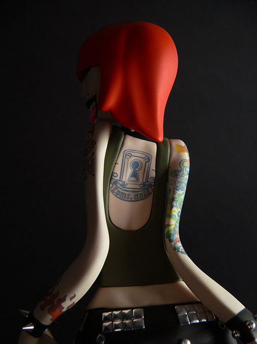 ThreeTimesNever; SomeStrangeThings; Designer Toys; Toy Art; Barcelona; Strange Stuff; Some Strange Things; Three Times Never sculpt; red hair