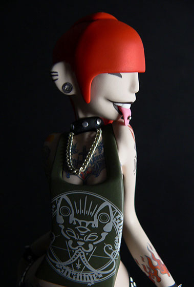 ThreeTimesNever; SomeStrangeThings; Designer Toys; Toy Art; Barcelona; Strange Stuff; Some Strange Things; Three Times Never sculpt; red hair